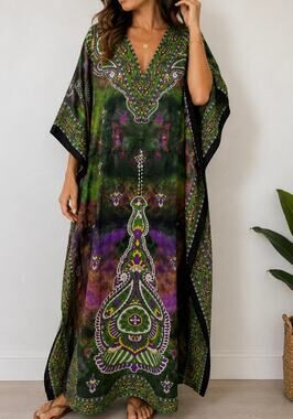 Kaftan Dresses for Women Beach Coverups, One Size Kaftans